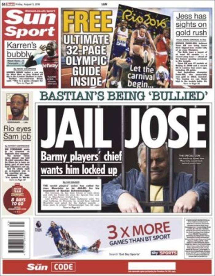 Las portadas de los diarios más importantes en el mundo deportivo