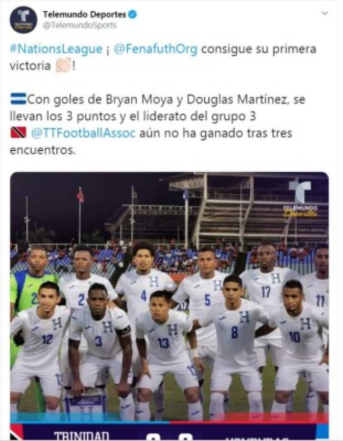 Luego del triunfo ante Trinidad y Tobago, esto dicen los medios sobre Honduras