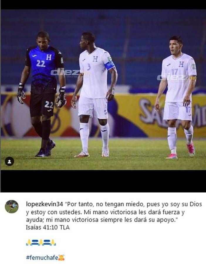 ¡Mensajes bíblicos, besos e indirectas! La intimidad de la Selección de Honduras previo al juego con El Salvador