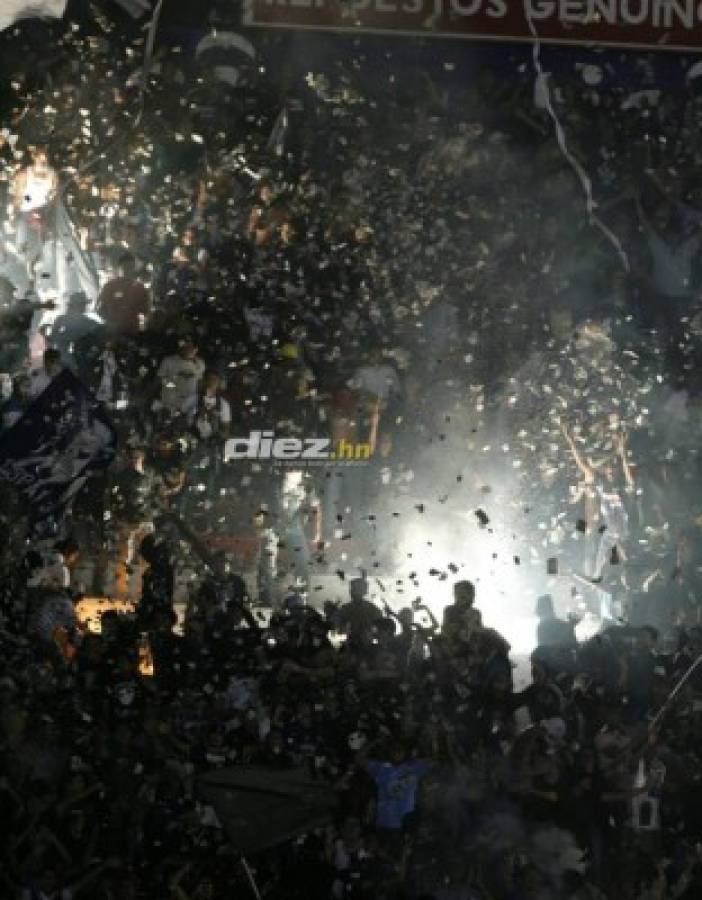 Las fotos que no habías visto de la final que le ganó Motagua a Saprissa en el Nacional