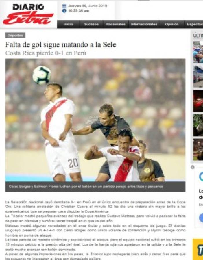 Prensa tica: Costa Rica 'sin identidad' y 'con dudas' a Copa Oro