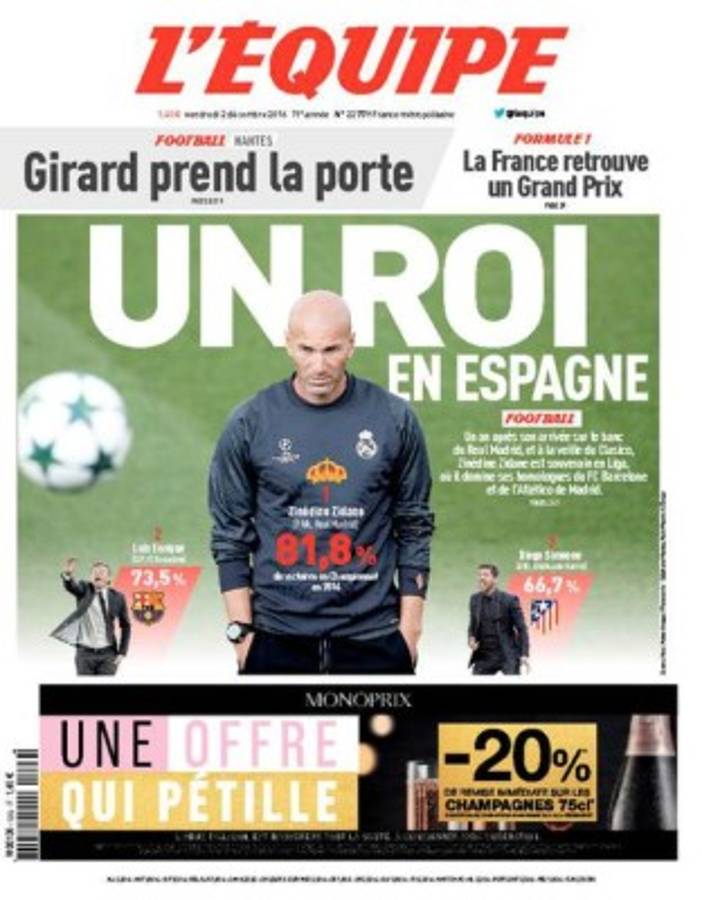 El clásico Barcelona-Real Madrid acapara las portadas en Europa