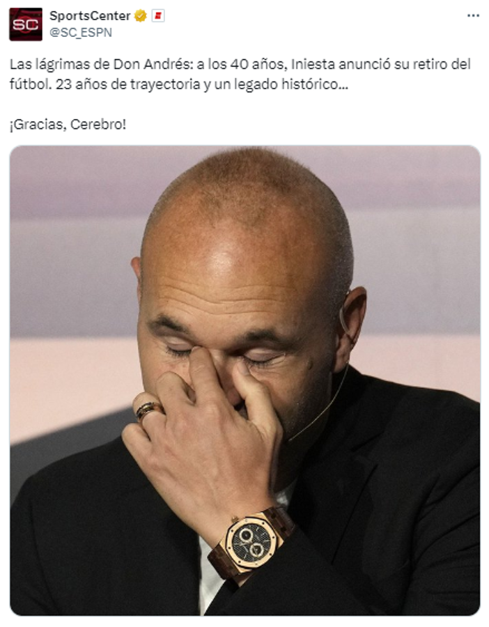 Messi envía emocionante mensaje para Iniesta por su retiro y Real Madrid sorprende: “La pelota te va a extrañar...”