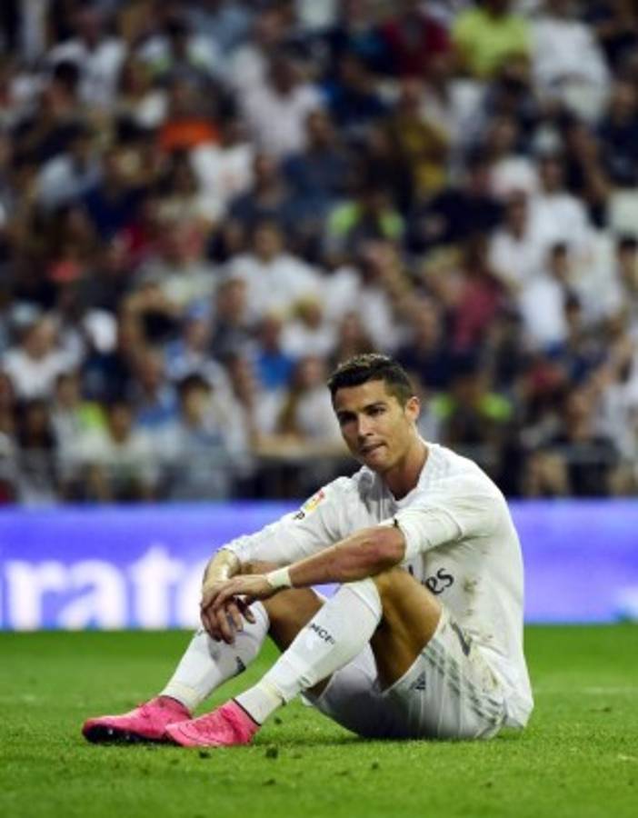 Así fue el sufrimiento de Cristiano Ronaldo ante el Málaga