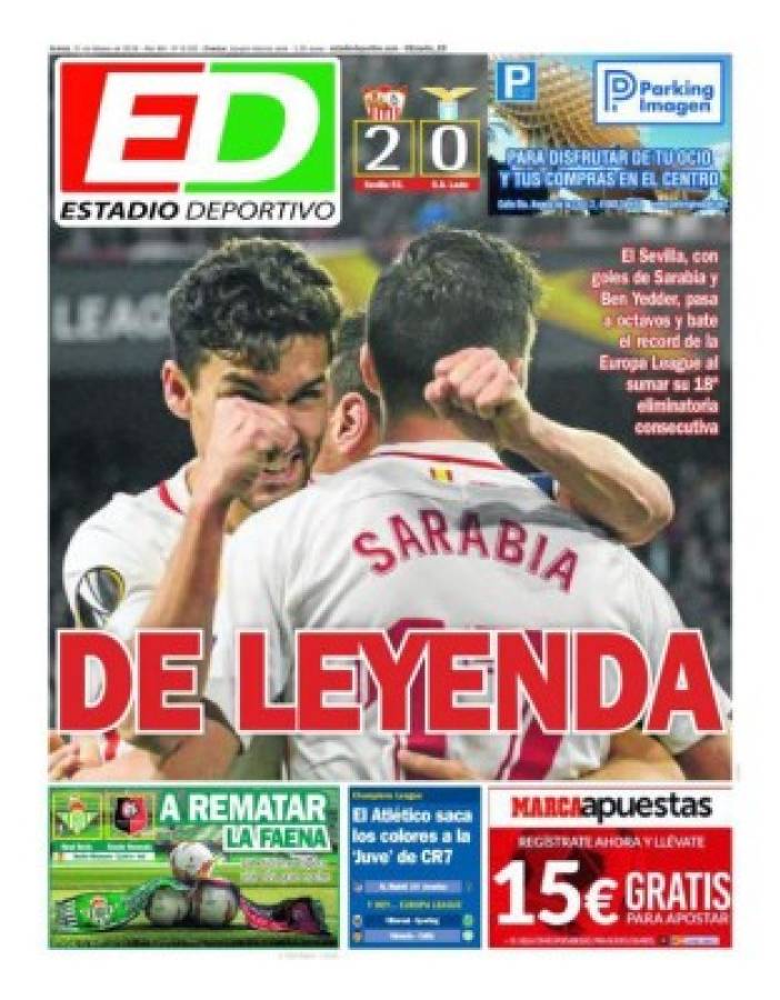 Las portadas internacionales: 'CR7, salva a esta Juve'