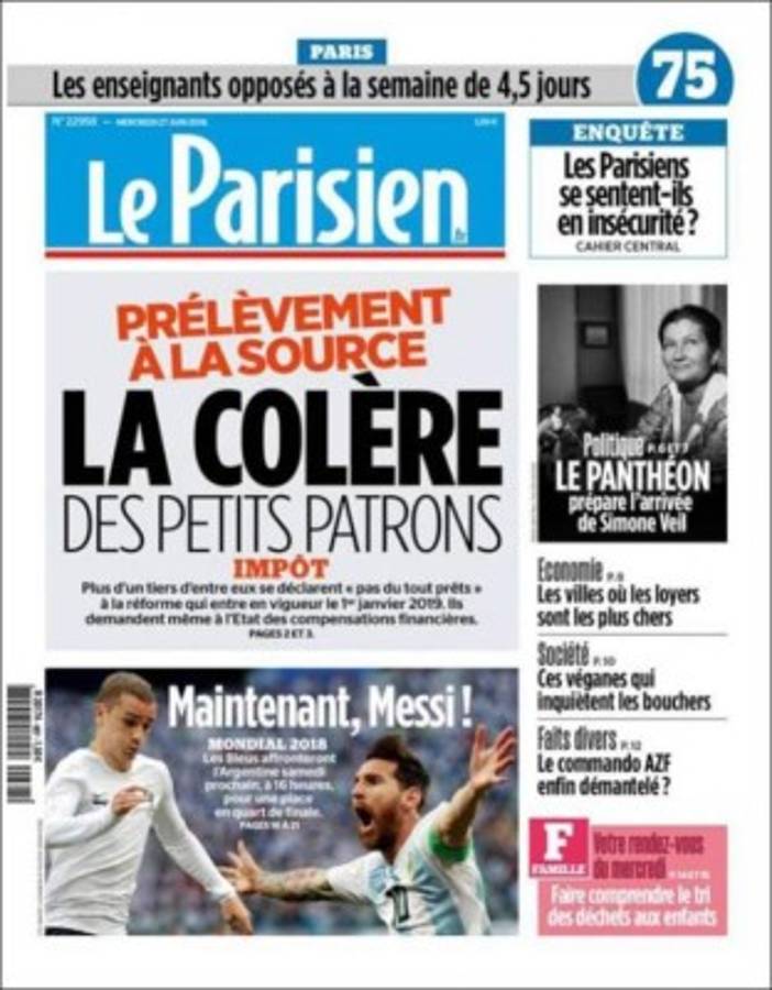 Tremendas portadas: El mundo se rinde ante Messi y a la clasificación de Argentina a octavos del Mundial