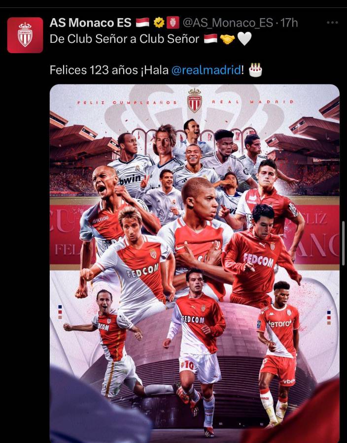 Mbappé ausente y Cristiano Ronaldo enamoró con su mensaje: las felicitaciones al Real Madrid por 123 aniversario