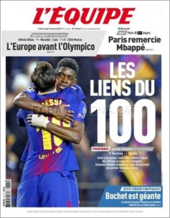 La prensa mundial se rindió ante el espectáculo brindado por Leo Messi