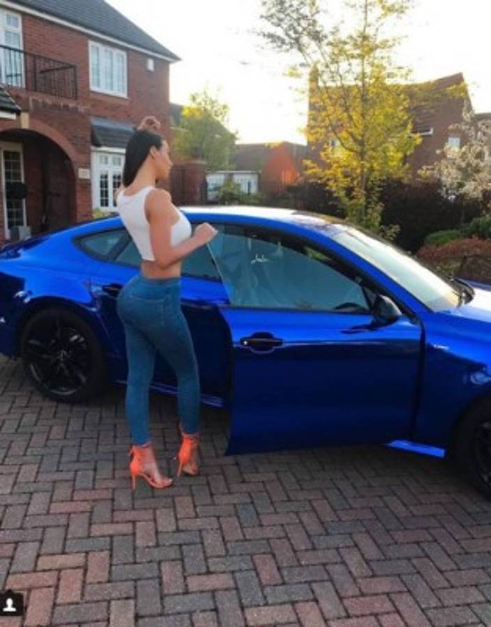 Alice Goodwin, la explosiva novia de futbolista inglés, de origen jamaicano