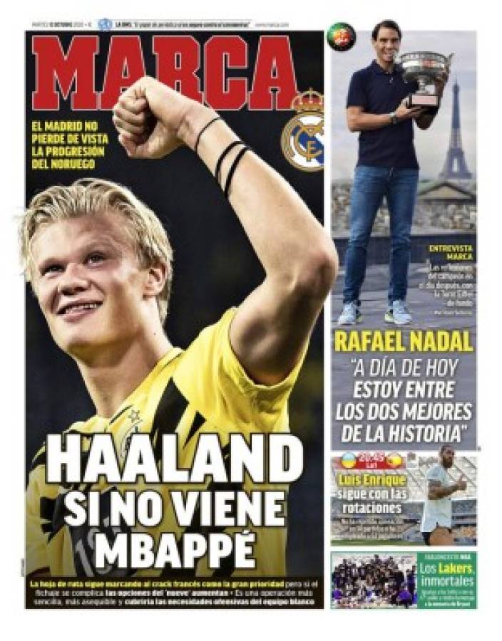 Portadas por el mundo: Los tres fichajes que hará el Barcelona y el '9' que quiere el Real Madrid