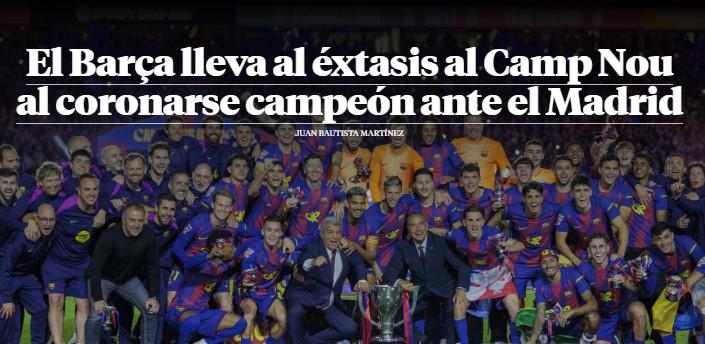 Prensa se rinde ante el Barça y señalan al nuevo DT del Madrid: Tiene trabajo...