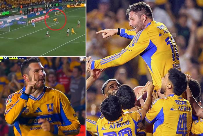 Con 40 años y sigue haciendo esto: Gignac ingresa en el tramo final y firma un golazo para el triunfo de Tigres ante Rayados