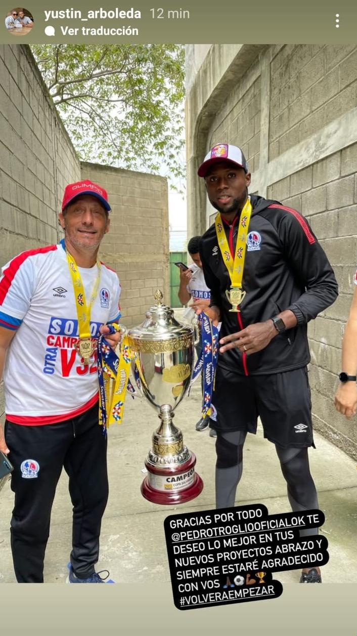 “Gracias por mostrarnos el camino”: Así se despidieron los jugadores y directivos de Olimpia de Pedro Troglio