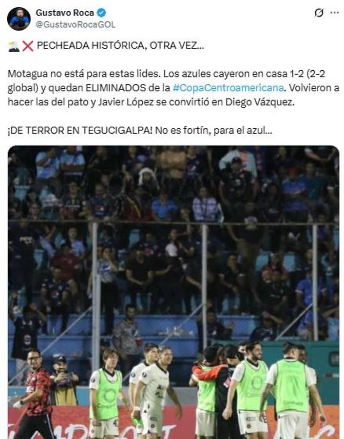 Motagua quedó eliminado y así reacciona la prensa: Pecho frío, vergonzoso; Javier López se convirtió en Diego Vázquez