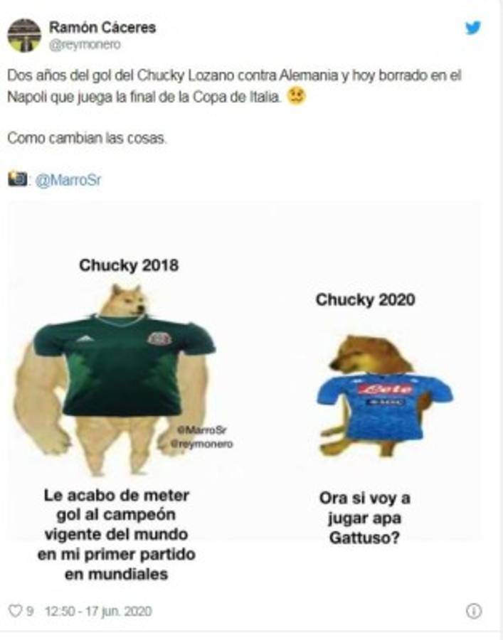 Los memes destrozan a Cristiano Ronaldo y a la Juventus tras perder la final de la Copa Italia