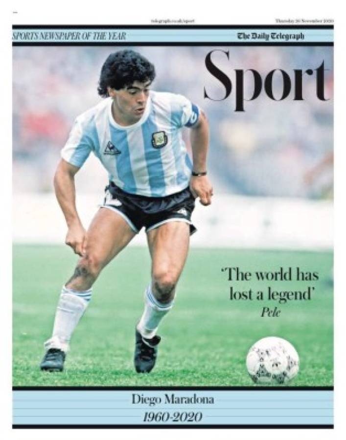 'D10s ya está en el cielo': Las portadas del mundo el día después de la muerte de Diego Maradona