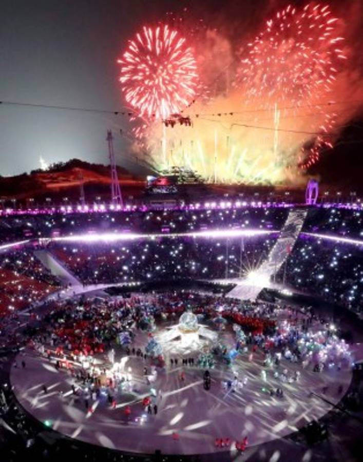 Las mejores imágenes de la ceremonia de clausura de los Juegos Olímpicos de Invierno