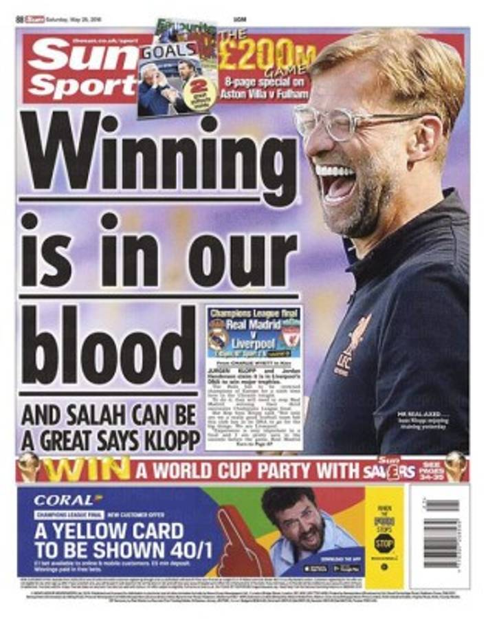 ¡Espectaculares! Las portadas de la final de Champions League entre Real Madrid y Liverpool