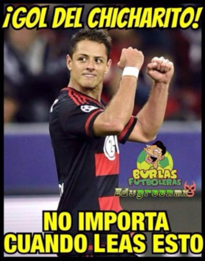 Chicharito Hernández brilla con sus goles y arrasa con los memes