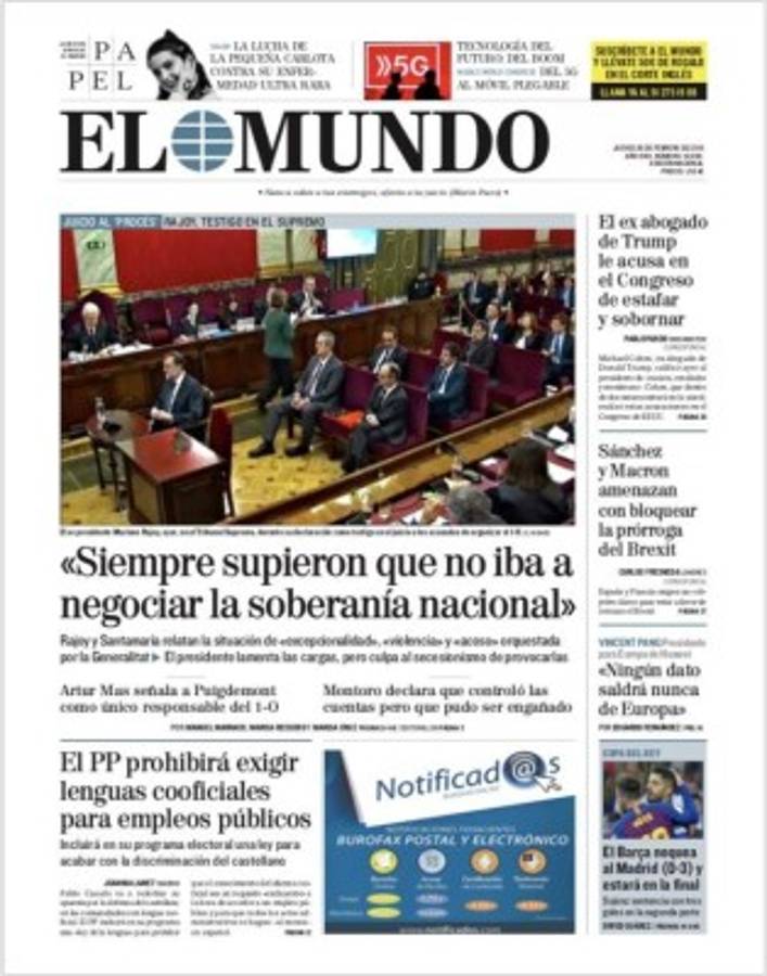 Las portadas por el mundo sobre la paliza del Barcelona ante el Real Madrid en Copa