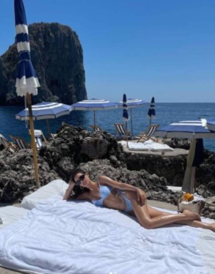 Sandra Garal, la infartante novia de Marco Asensio, deslumbra en sus vacaciones en Italia