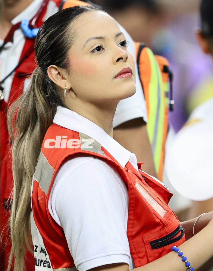 Se revela la identidad de la hermosa paramédica que se hizo viral y robó suspiros en la final entre Real España - Olimpia
