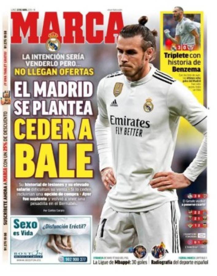 Portadas: Real Madrid dispuesto a ceder estrella y Barcelona trabaja en renovación