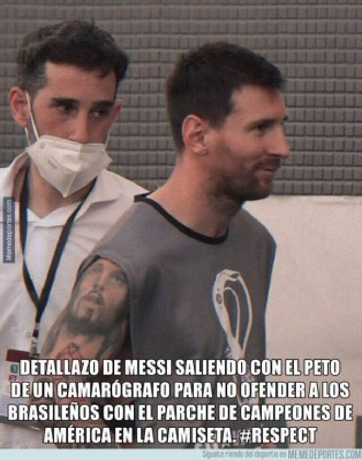 La suspensión del Brasil-Argentina y los otros memes donde destrozan a Messi y a los deportados