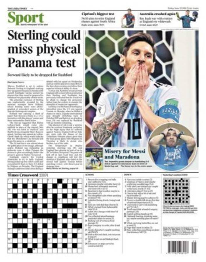 ¡BRUTAL! Las portadas de todo el mundo contra Argentina: 'Damos pena'