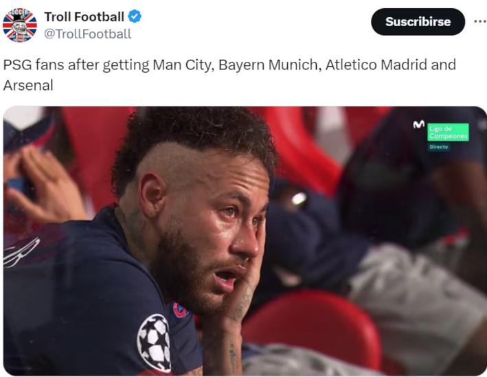 Los crueles memes del sorteo de la Champions League donde destrozan al Barcelona y PSG por sus rivales
