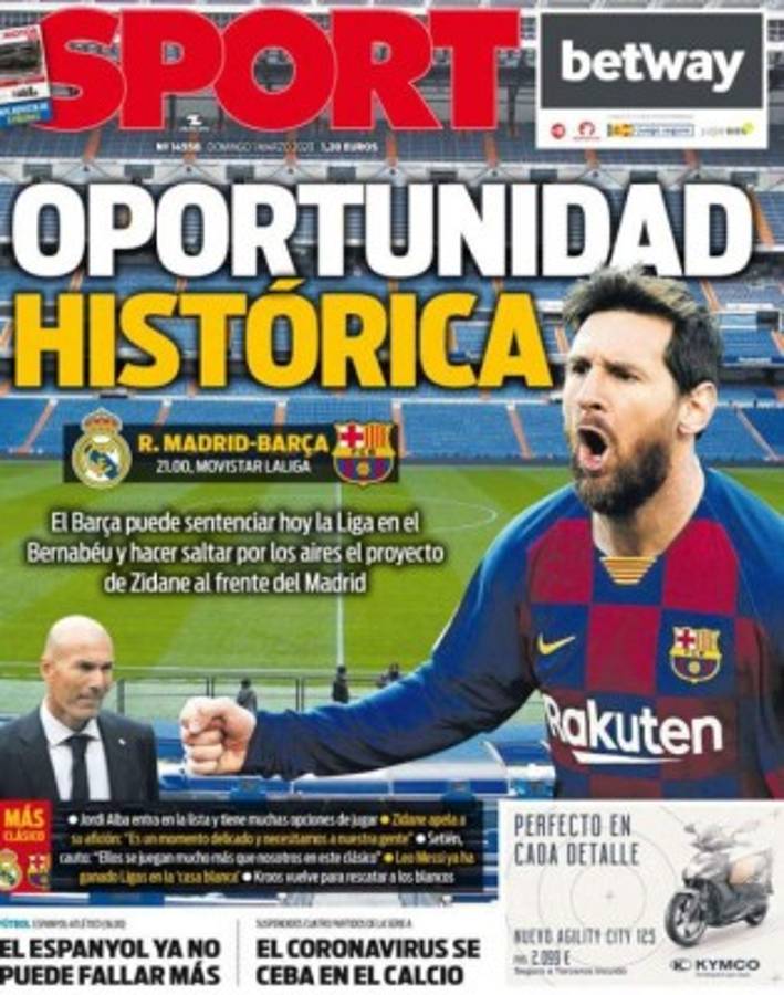 Portadas por el mundo: Lo que dicen sobre el clásico Real Madrid-Barcelona