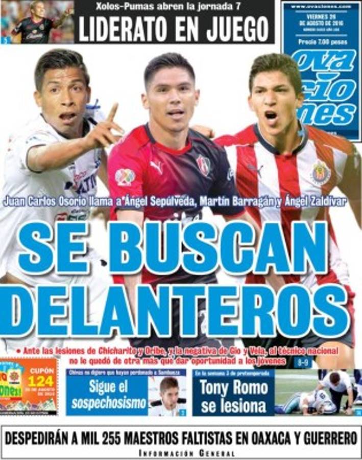Portadas de los diarios deportivos en el mundo este viernes 26 de agosto