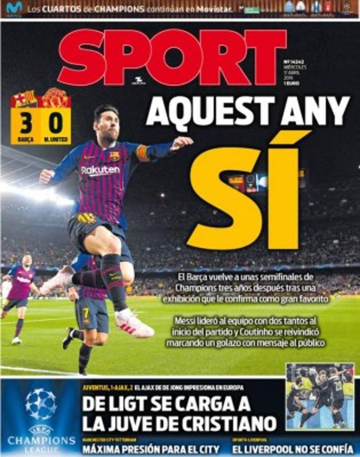 ¡Con todo! Así reacciona la prensa mundial tras el fracaso de la Juventus en Champions