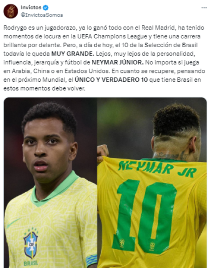 ”La peor Brasil de todos los tiempos”, “quítenle el 10 a Rodrygo”: duras críticas tras eliminación de Copa América