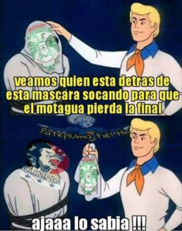 Los divertidos memes previo a la final entre Marathón y Motagua