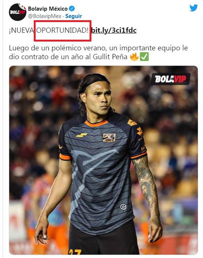 Todos hablan de lo mismo: La reacción de la prensa sobre el fichaje del “Gullit” Peña por el Vida de Honduras