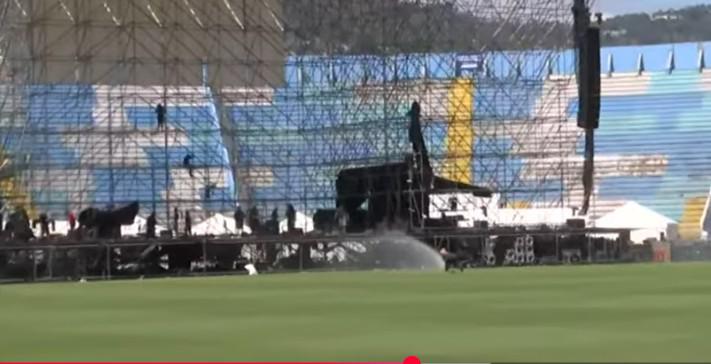 ¿Peligra el Motagua vs Real España? Así quedó la grama del Estadio Nacional Chelato tras el concierto de Grupo Firme