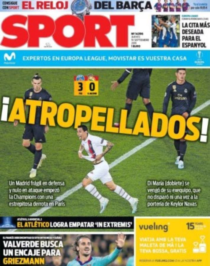 Así reaccionó la prensa internacional tras la humillante derrota del Real Madrid ante PSG: 'Sin alma'