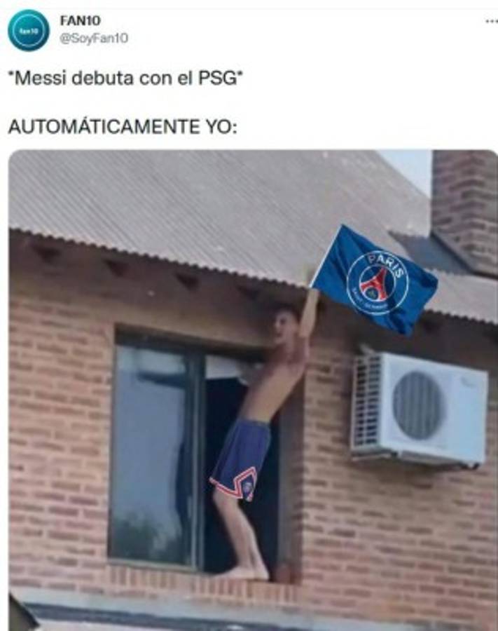 Messi hizo su debut con el PSG y los memes lo destrozan por haber sido suplente en Francia