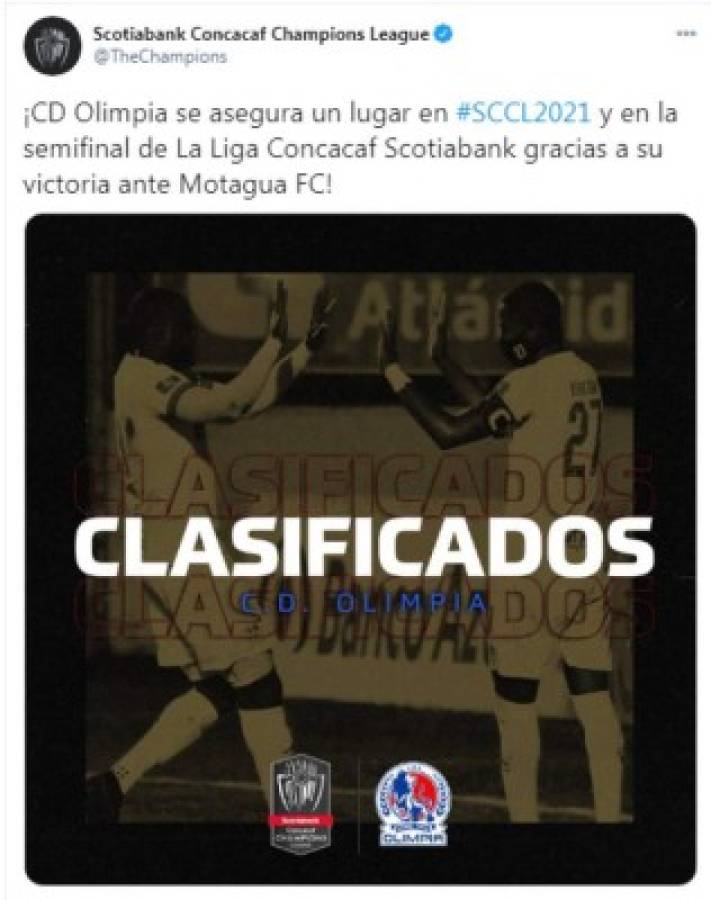 'El León impone autoridad': La prensa internacional sobre la eliminación de Olimpia a Motagua en Liga Concacaf  