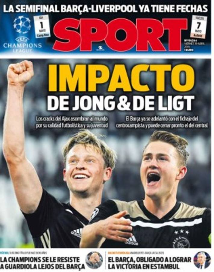 Los fichajes del Real Madrid y Barcelona, protagonistas en las portadas internacionales
