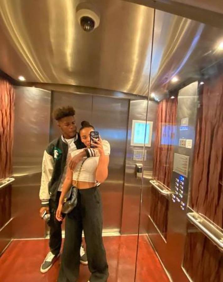 Keyrol, hijo de Maynor Figueroa, presume a su bella novia Gisele en las redes sociales: “Mi amor”