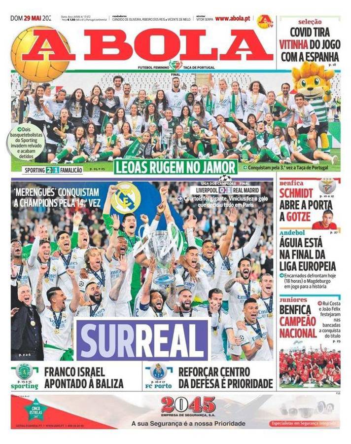 Diarios de Barcelona se muerden la lengua: Lo que dice la prensa del título 14 de Champions League del Real Madrid