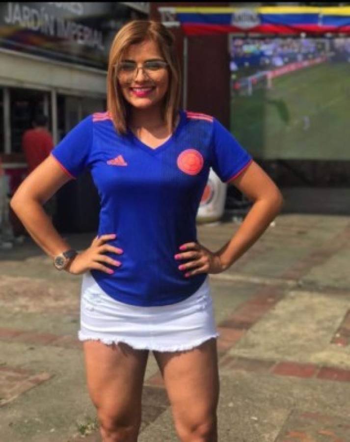 Mujer de palabra: Presentadora colombiana e hincha del Deportivo Cali se quita todo por apuesta