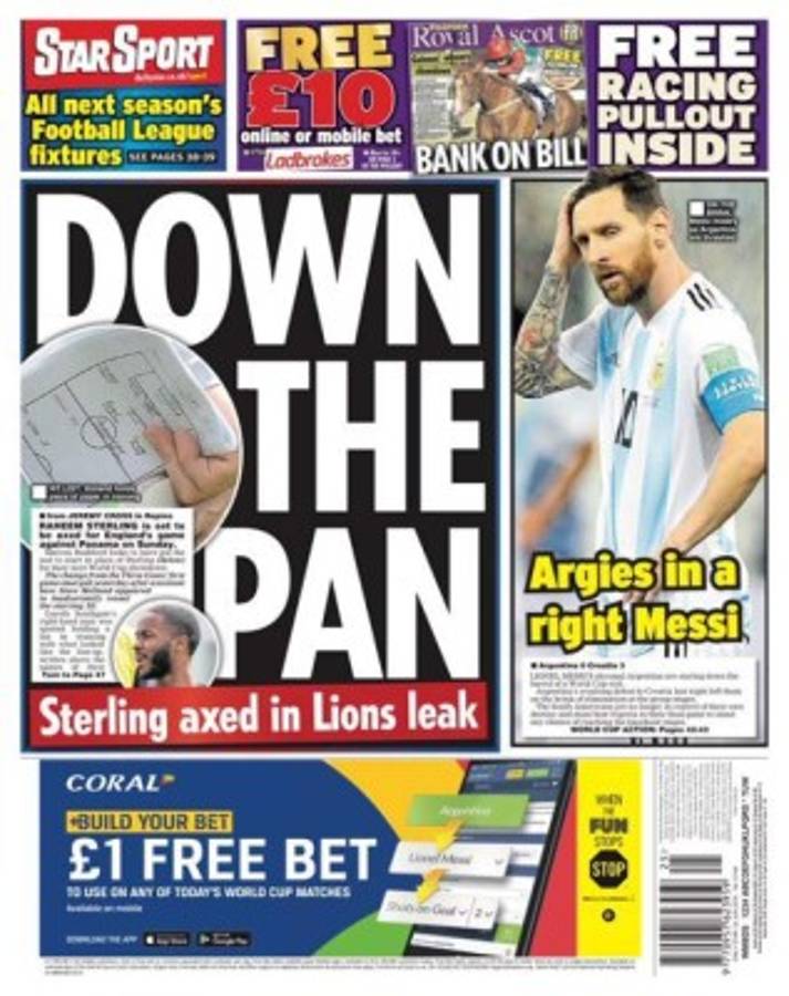 ¡BRUTAL! Las portadas de todo el mundo contra Argentina: 'Damos pena'