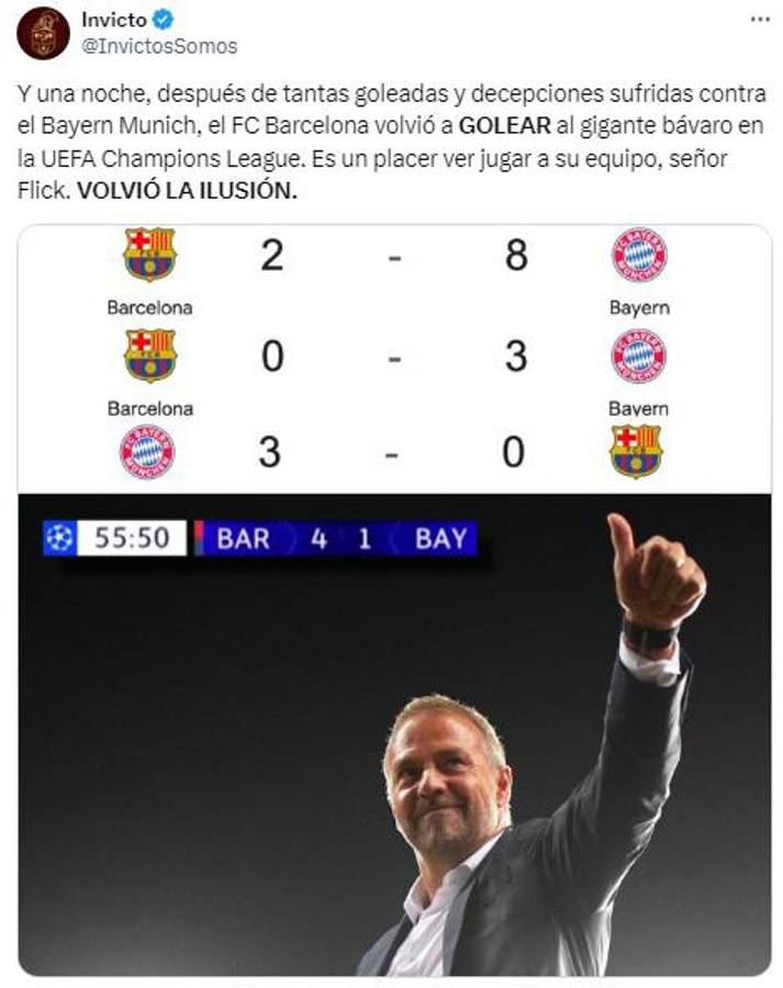 “¿Quién es Muller?” y “venganza con paliza”: la reacción del prensa tras paliza de Barcelona al Bayern Múnich