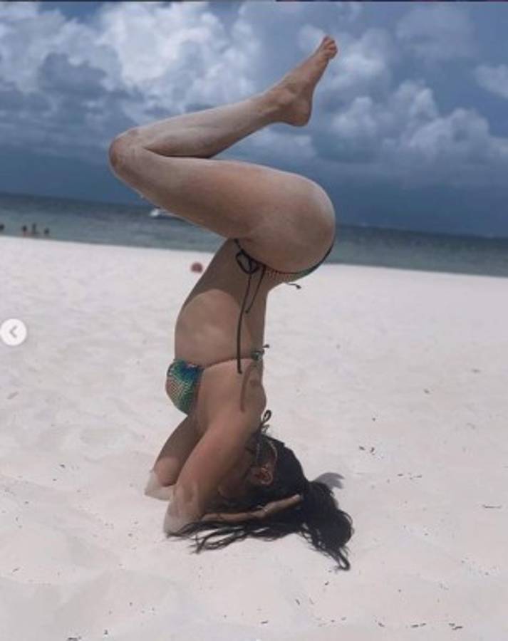 ¡Infartante! La cantante mexicana Marian Santos y sus ardientes vacaciones en Roatán