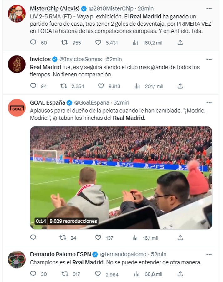 ¡En Inglaterra despedazan al Liverpool! Medios se rinden al supremo Real Madrid que goleó en Champions League