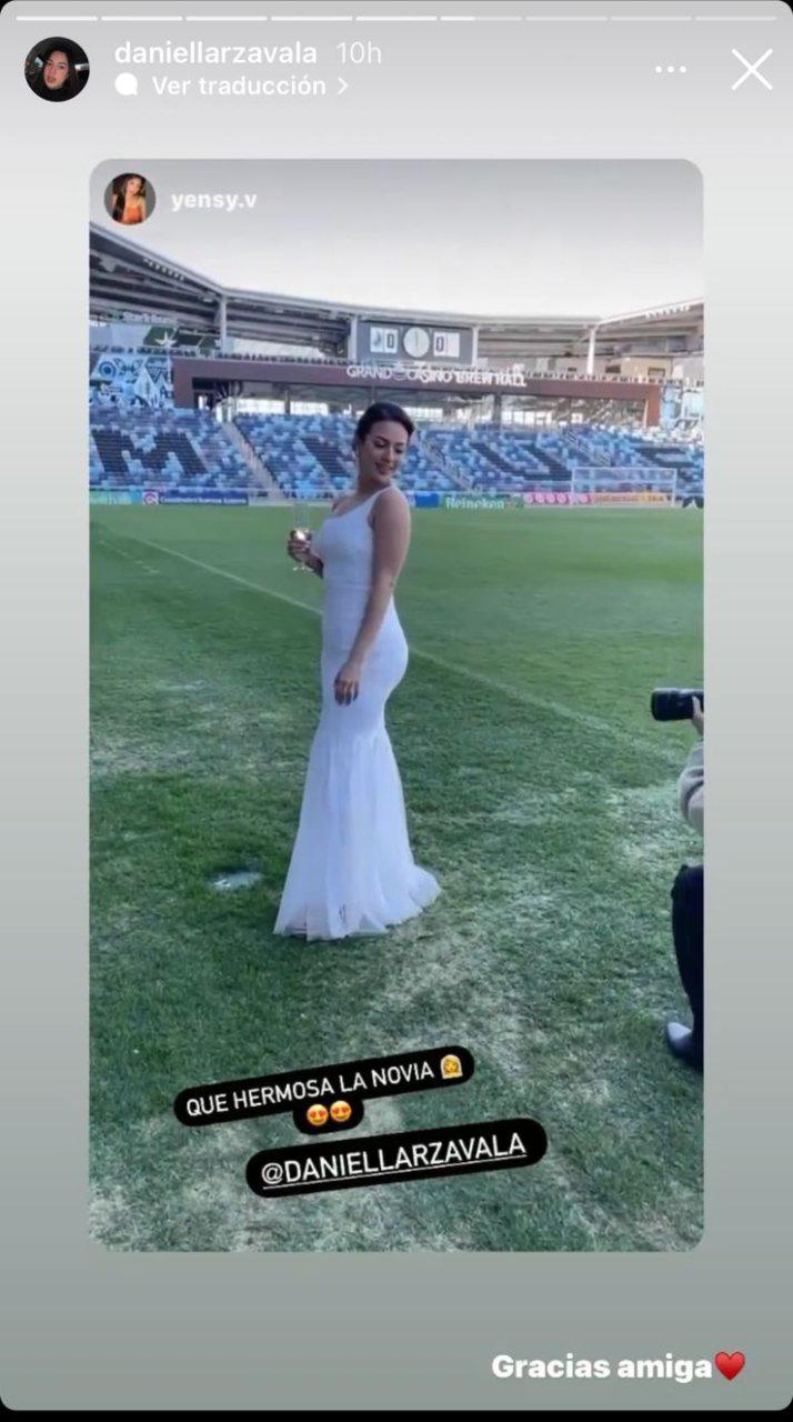 Kervin Arriaga sorprende y se casa con la hermosa Daniella Zavala en el estadio del Minnesota United