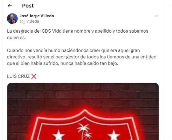Luis Palma rompe el silencio y señalan al culpable del descenso del Vida: “Lo destruyeron, tiraron a la basura a un histórico”